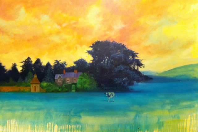 "Sunset at Keswick Farm" by Joel Flora