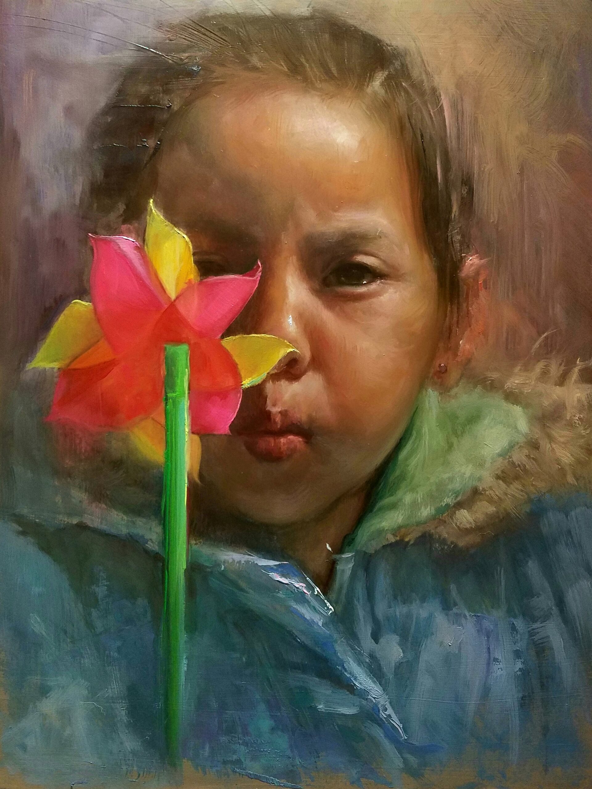 Alla Prima Portrait Painting using Oils (Studio)