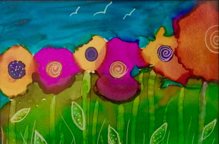 Painting with Alcohol Inks